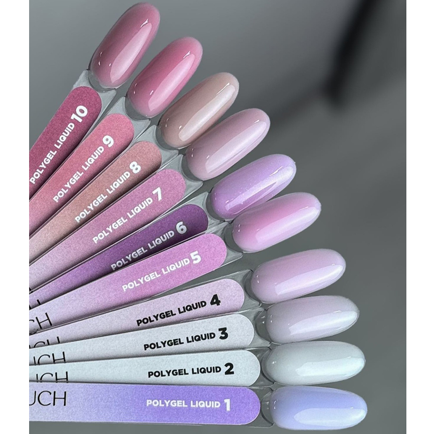 УЦІНКА до 11.2026 Touch Рідкий полігель Liquid polygel 001 (без пензлика), 15 мл