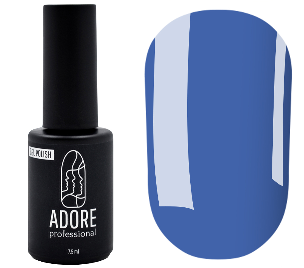 Гель-лак ADORE Professional №408 (джинсовий синій, емаль) 7,5 мл