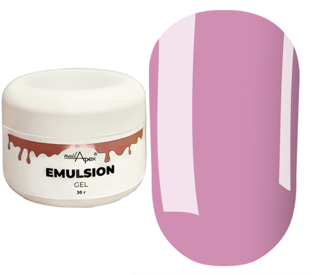 NailApex liquid modeling gel Emulsion №7 cold pink 30 g