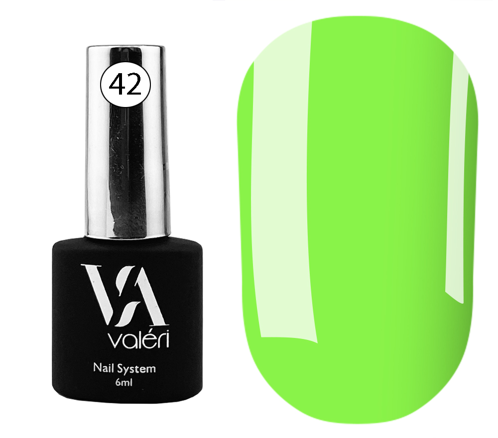 Valeri База для ногтей French Basa neon 042 (салатовый, неон), 6 мл Valeri База для ногтей French Basa neon 042 (салатовый, неон), 6 мл