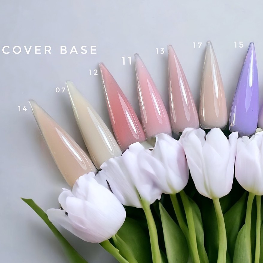 Grade Base for nails Сover base 11 (soft pink), 15 ml