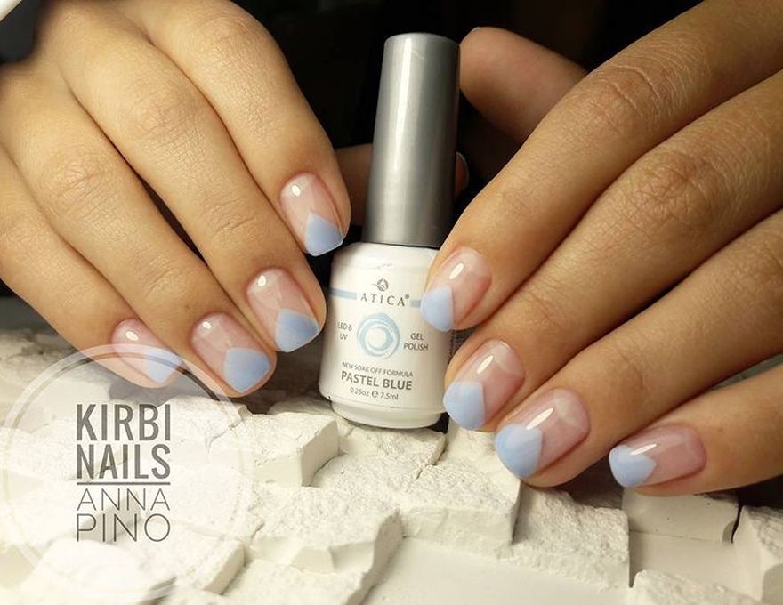 Atica Pastel Blue GPM78 gel-varnish (pastel blue, enamel), 7.5 ml