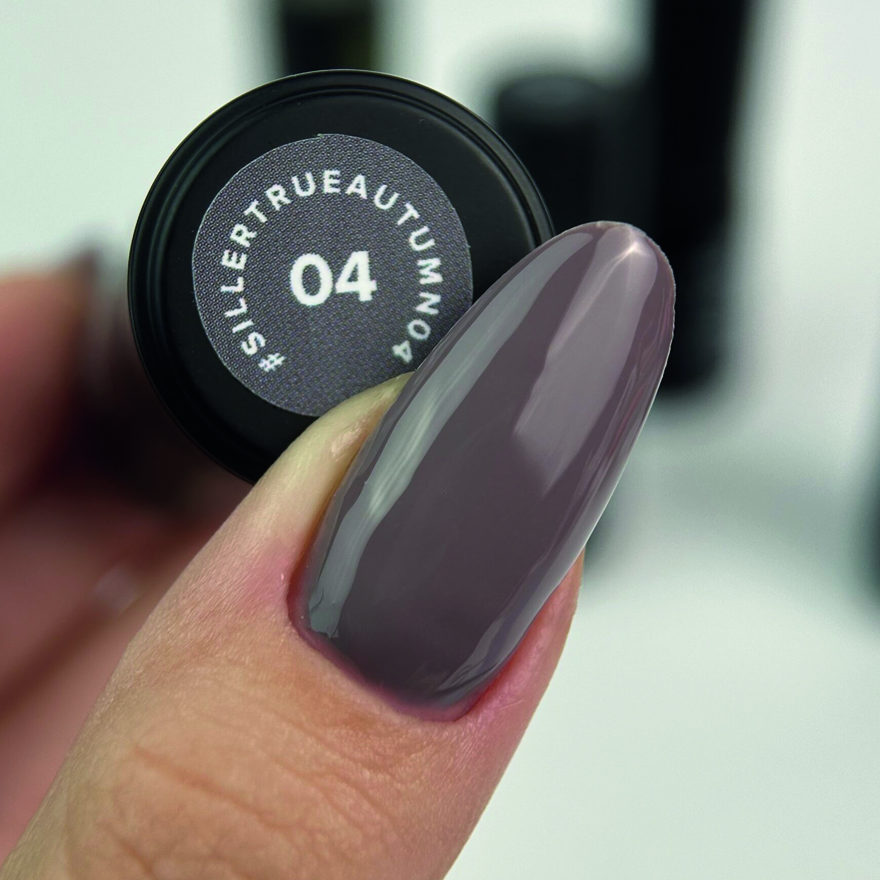 Siller Gel polish for nails True Autumn №4, 8 ml