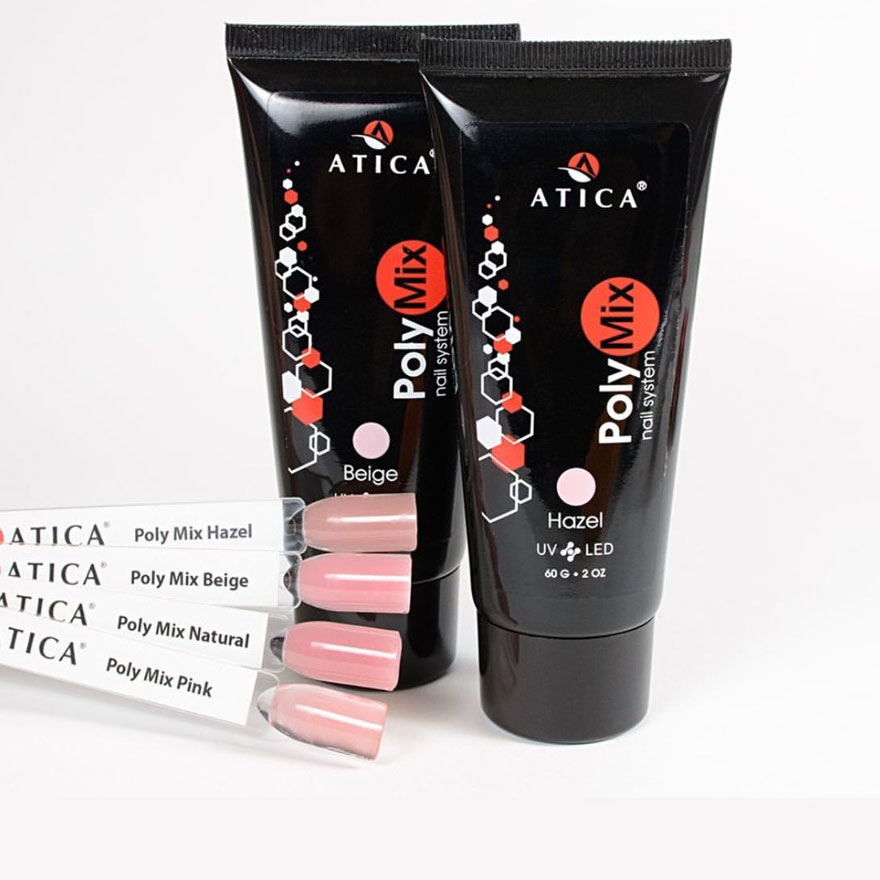 Atica Polymix Pink - rozhevy polygel, 60 g
