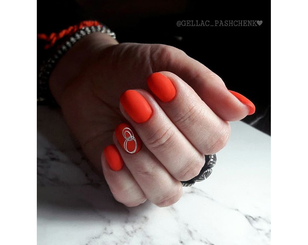 FOX gel varnish No. 043 (classic red, enamel), 7 ml