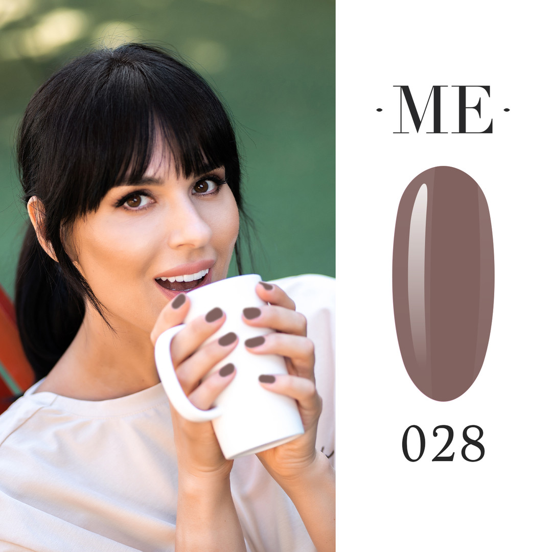 FOX Masha Efrosinina gel varnish No. 028 (gray-brown, enamel), 7 ml