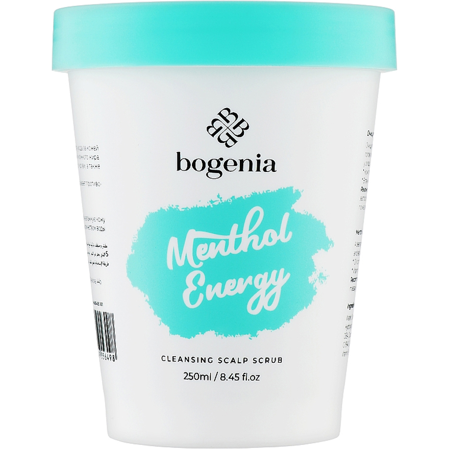BOGENIA Cleansing scalp scrub Menthol Energy, 250 ml BOGENIA Cleansing scalp scrub Menthol Energy, 250 ml