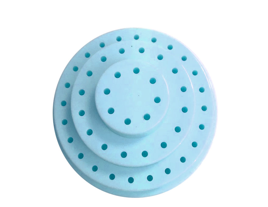 Stand for cutters (nozzles) with a lid (48 holes) large, blue