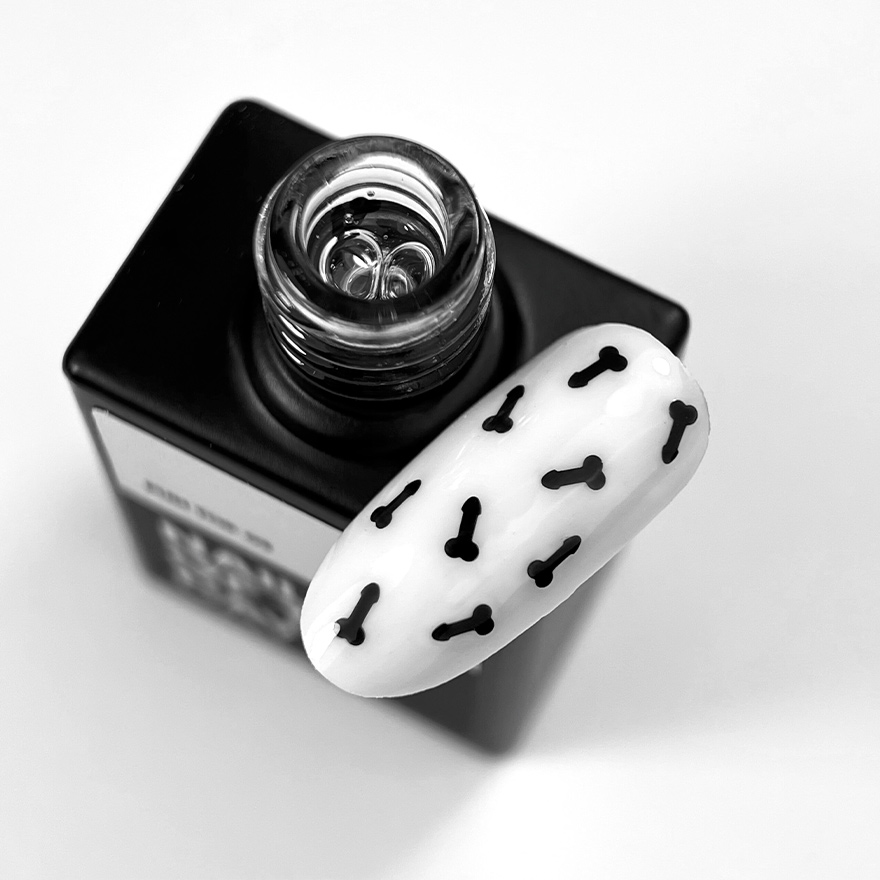 Nails Of The Day Nail Top Fun! Top 03 - black, 10 ml