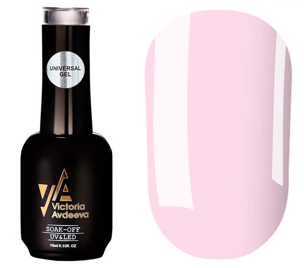 Victoria Avdeeva Nail gel Universal Gel Pink No. 007, 10 ml