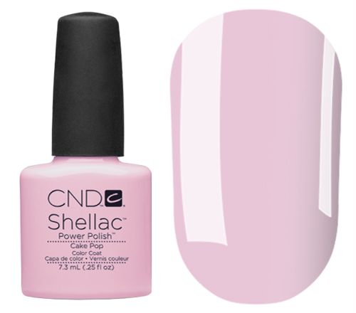 CND Гель-лак для нігтів Shellac Cake Pop (ніжно-рожево-ліловий, емаль), 7,3 мл