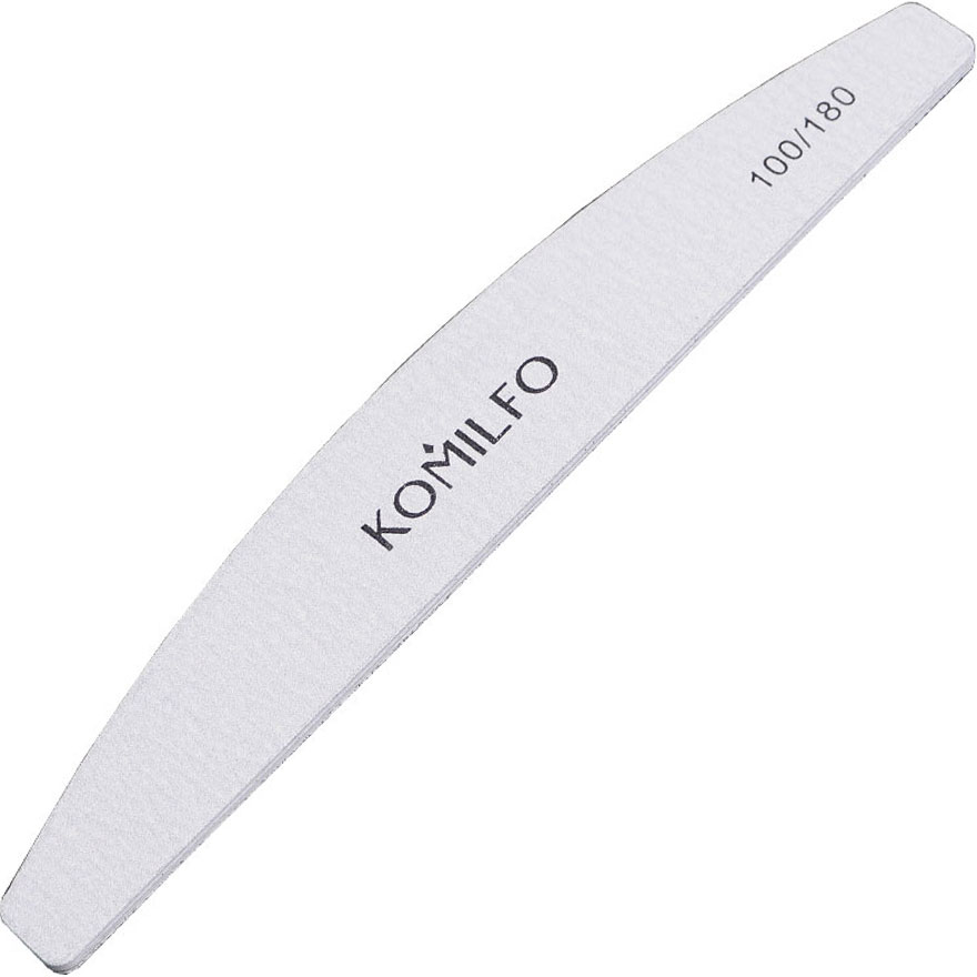 File Komilfo semicircle gray 100/180, 18 cm