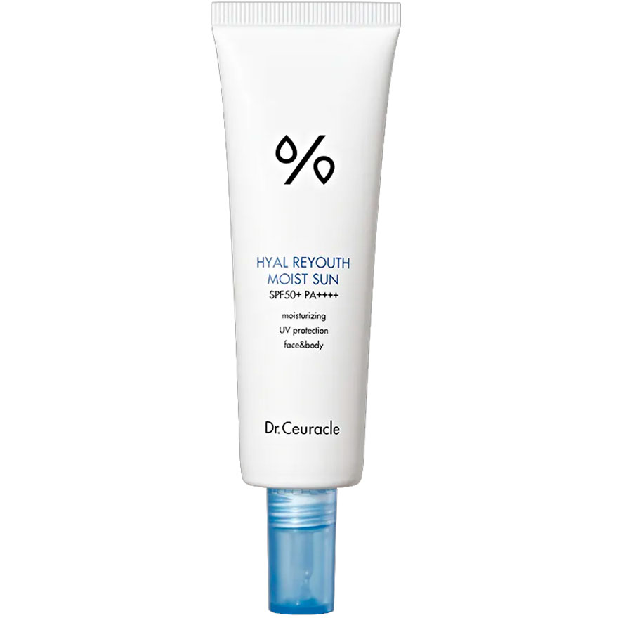 Dr.Ceuracle Hyal Reyouth Moist Sun SPF 50+ / PA++++ Увлажняющий солнцезащитный крем с гиалуроновой кислотой, 50 мл
