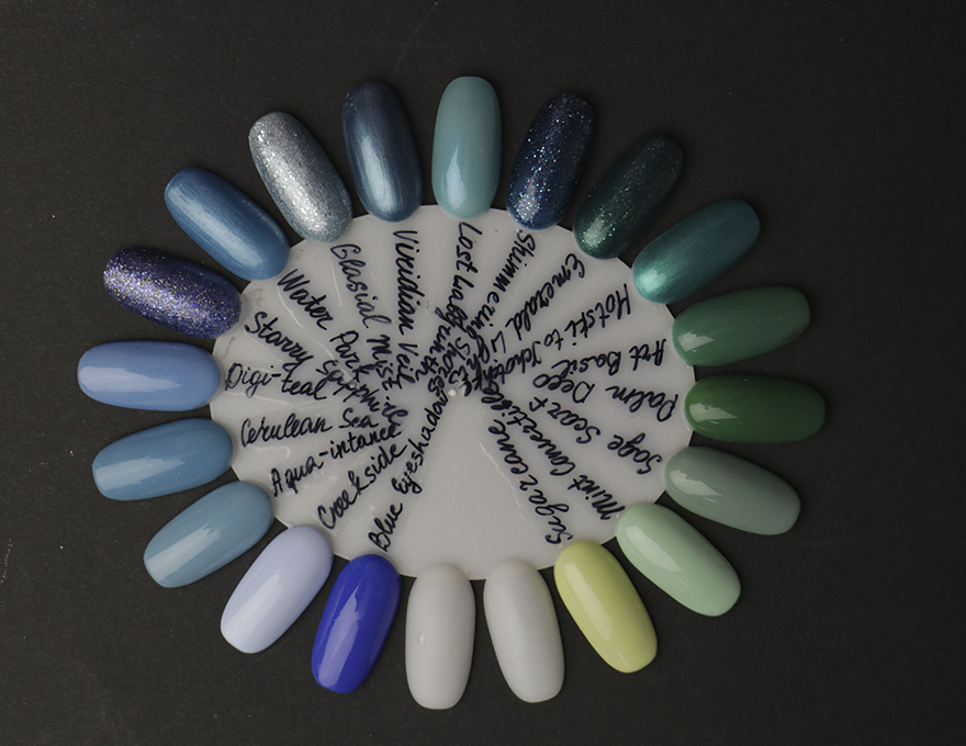 Gel varnish CND Shellac, Dige-Teal (blue, enamel), 7.3 ml