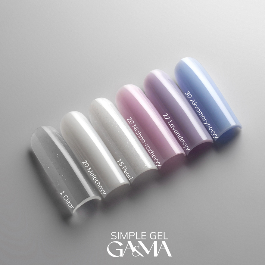 GA&MA Gel sample Simple gel 001 Clear, 15 ml