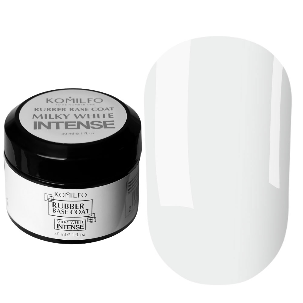 УЦІНКА до 08.2026 Komilfo Milky White Intense Base, 30 мл (без пензлика)
