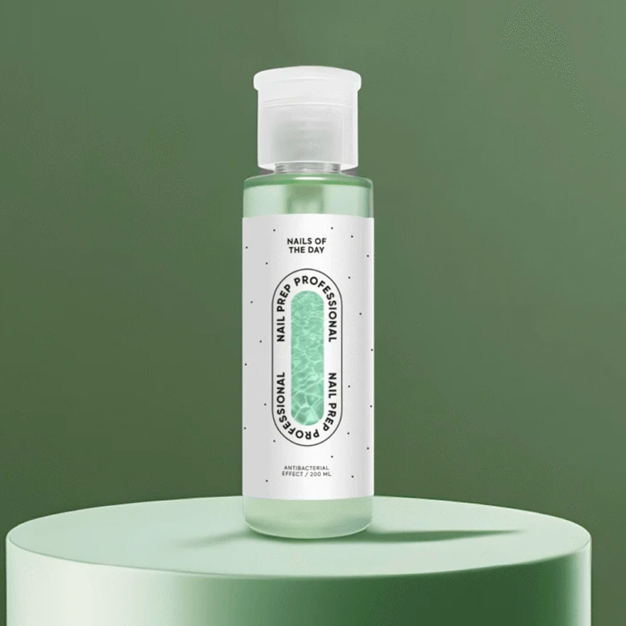 Nails Of The Day NailPrep, a product for degreasing and dehydrating natural nails, 200 ml