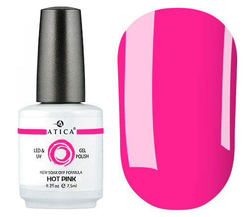 Atica Hot Pink GPM65 gel-varnish (pink Barbie, enamel), 7.5 ml