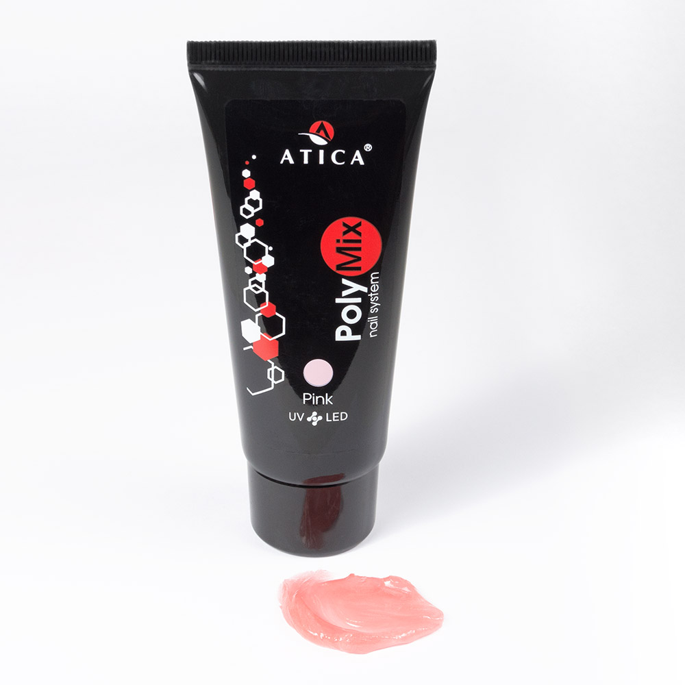 Atica Polymix Pink - rozhevy polygel, 60 g