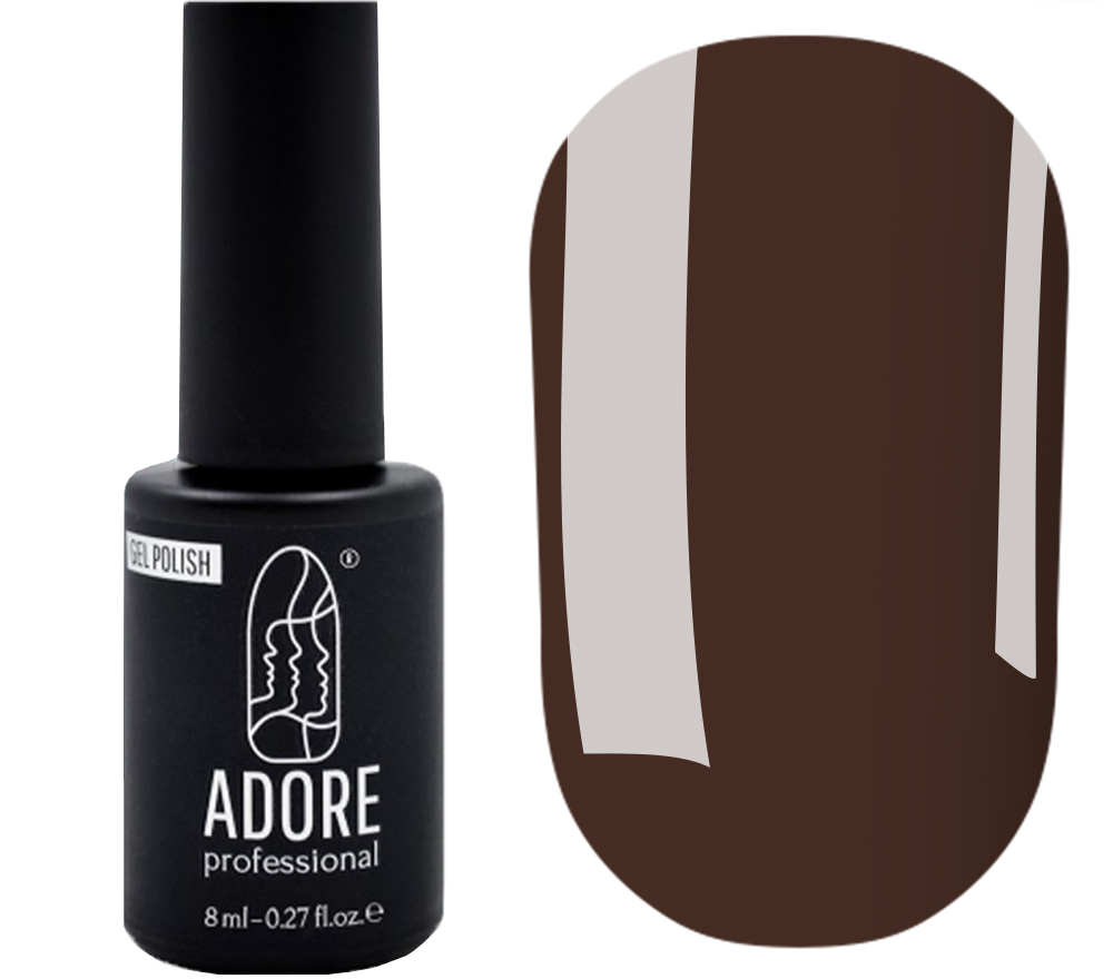 ADORE Professional Гель лак 497 "clove"( классический коричневый, эмаль), 8 мл