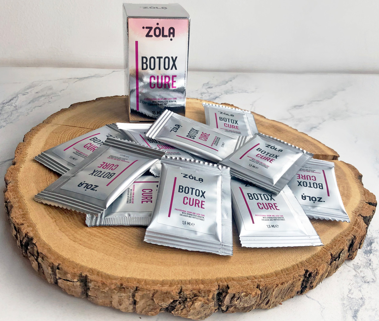 ZOLA Botox Cure Botox for eyebrows and eyelashes 1.5 ml, 10 pcs.
