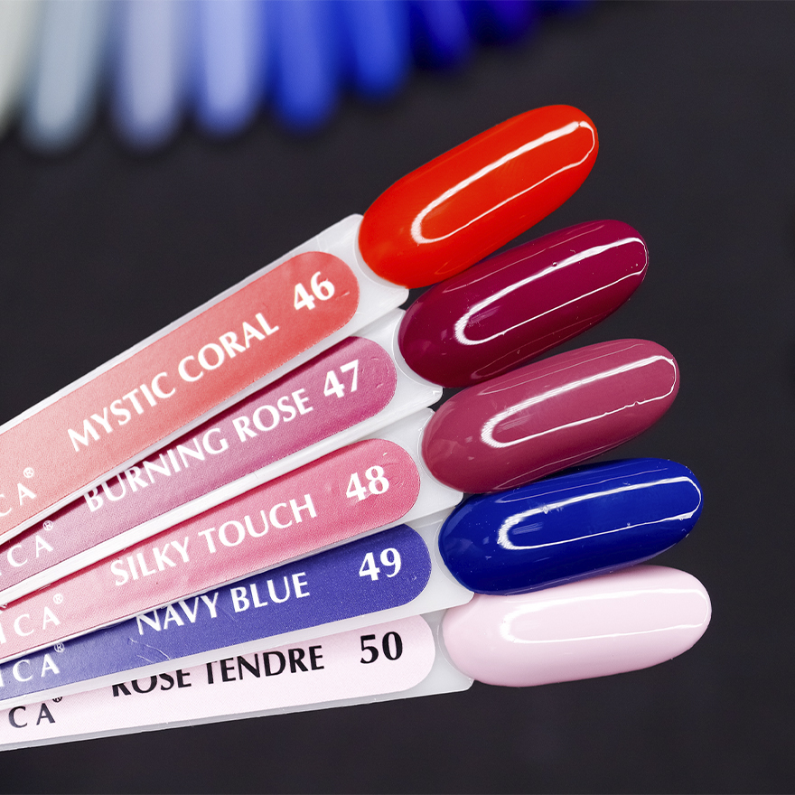 Atica Silky Touch GPM48 gel-varnish (dark lilac, enamel), 7.5 ml