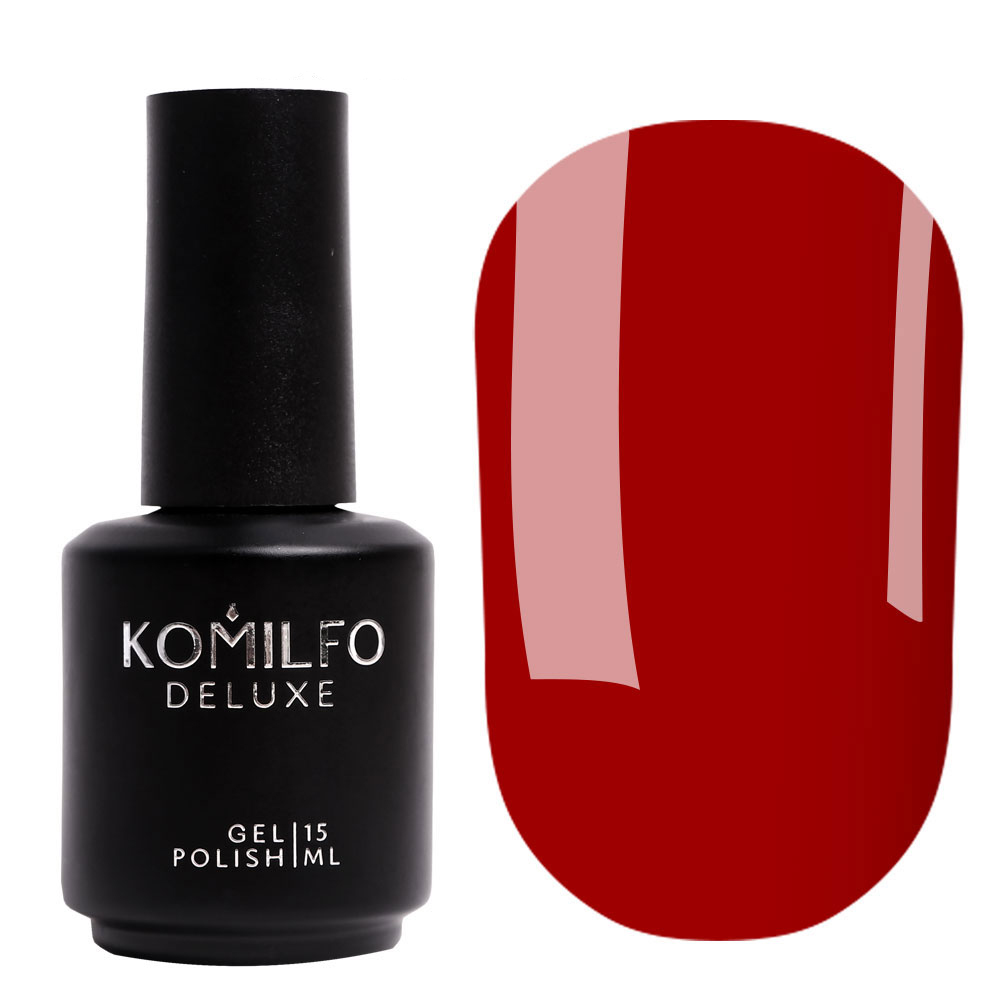Gel Polish Komilfo Deluxe Series Dusk Collection D304 (raspberry red, enamel), 15 ml. Gel Polish Komilfo Deluxe Series Dusk Collection D304 (raspberry red, enamel), 15 ml.