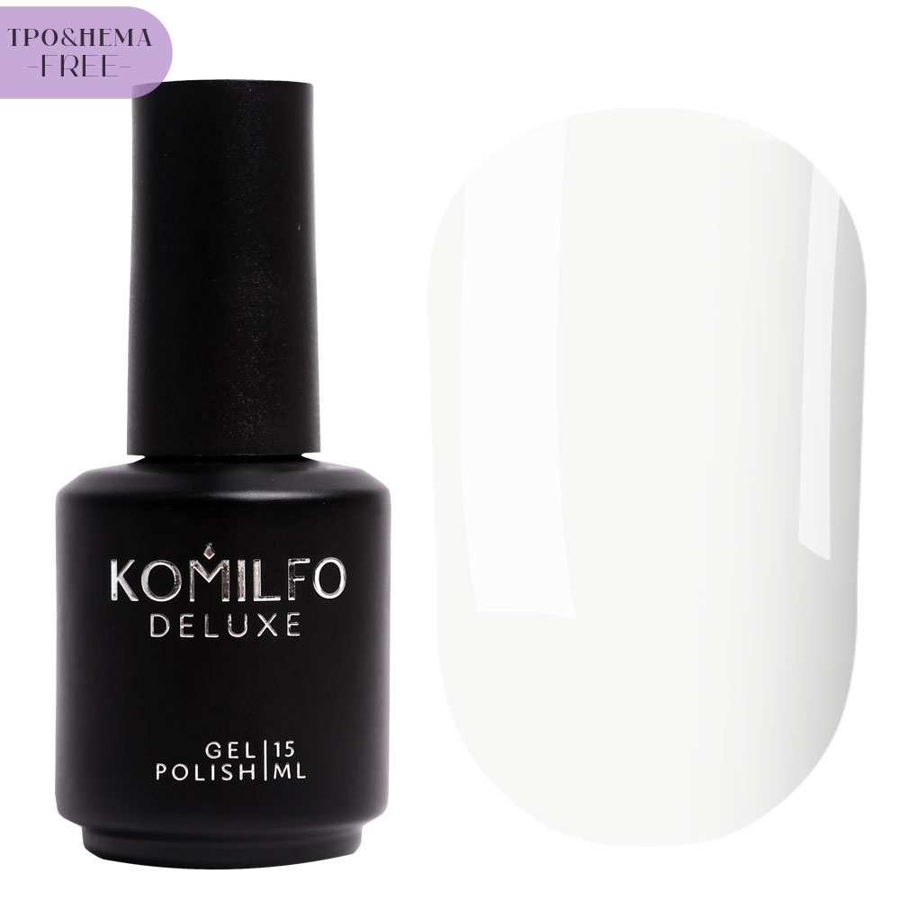 Gel varnish Komilfo DeLuxe Termo C003 (light brown, when heated - bright light green), 8 ml