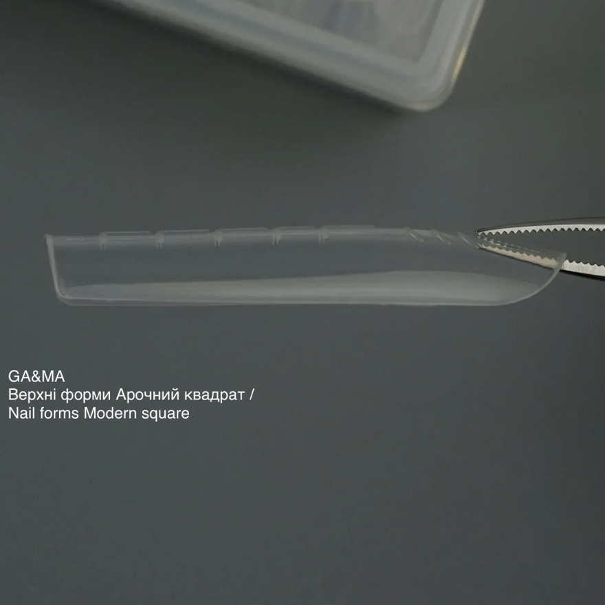 Ga&Ma Верхні форми Nails forms Modern square collaboration with