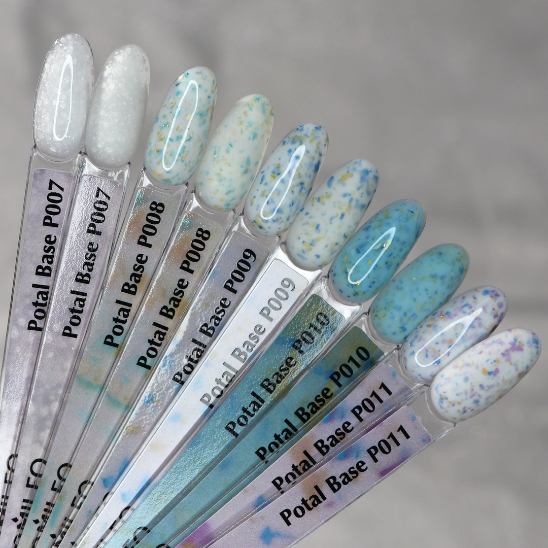 Komilfo Potal Base P008 (milky with blue-gold potal), 8 ml