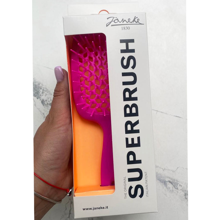 Janeke Superbrush Гребінець для волосся Фуксія Janeke Superbrush Гребінець для волосся Фуксія