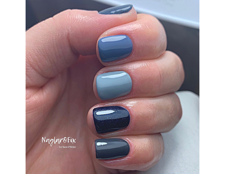 СND Shellac gel-varnish, Mystic Slate (gray-blue), 7.3 ml