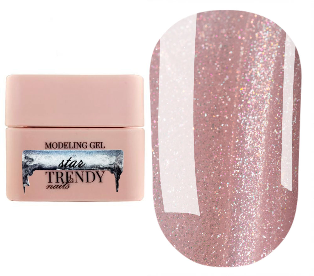 Trendy Nails Гель для ногтей Modeling Gel STAR, 15 мл