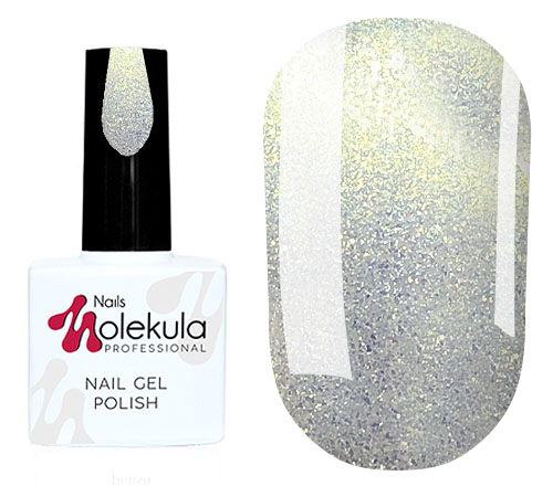 Гель-лак Molekula №079 (хамелеон золотий відлив з блискітками), 11 мл Гель-лак Molekula №079 (хамелеон золотий відлив з блискітками), 11 мл