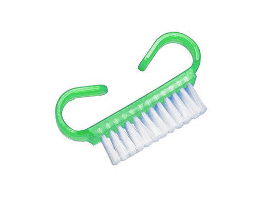 Brush for removing dust, for nails without handle, mini (green)
