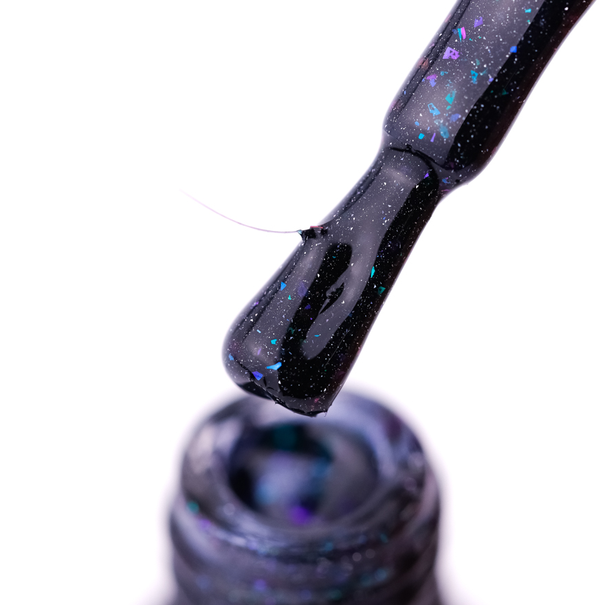 Siller База для ногтей светоотражающая Shine Light Base №04 (синяя), 8 мл