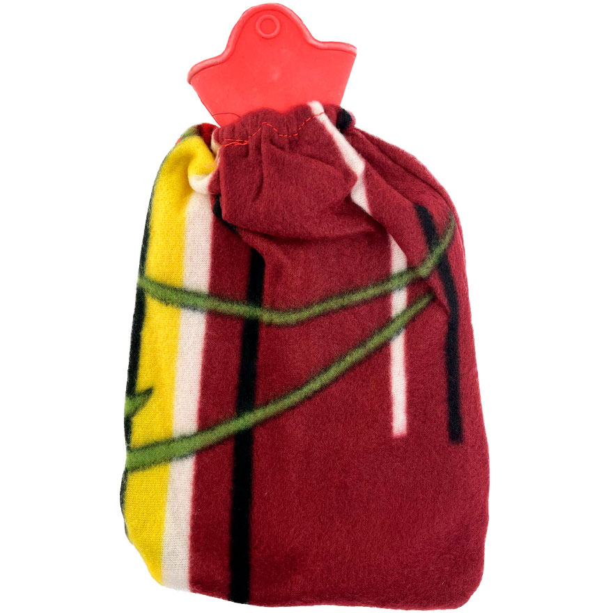 Hand and body warmer in fleece, assorted colors (not electric) 500 ml