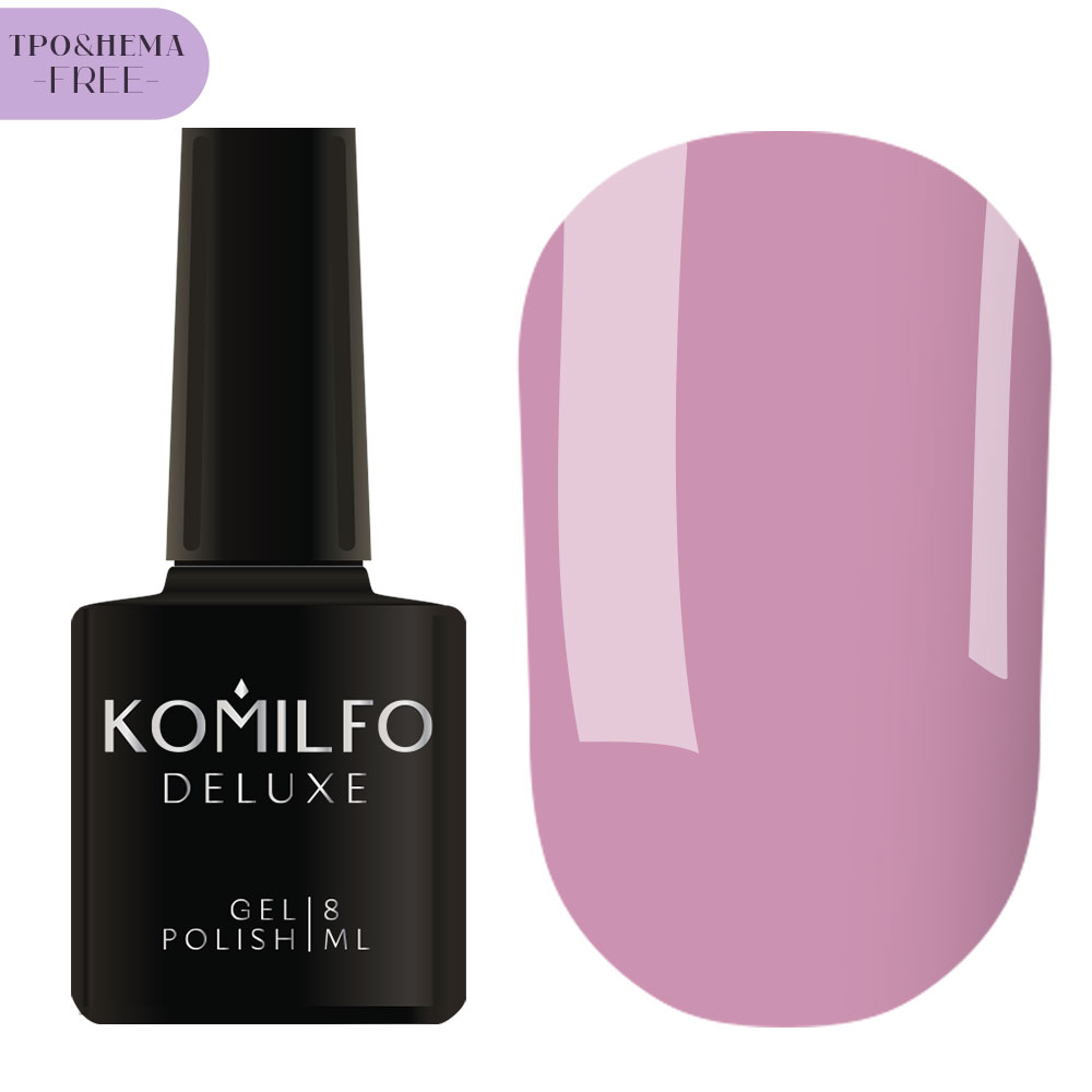 Gel varnish Komilfo DeLuxe Termo C003 (light brown, when heated - bright light green), 8 ml