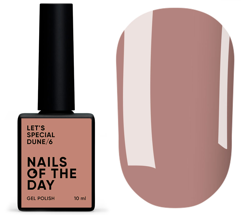 Nails Of The Day Гель-лак для нігтів Let's special DUNE/6 (вечірній пісок пустелі), 10 мл