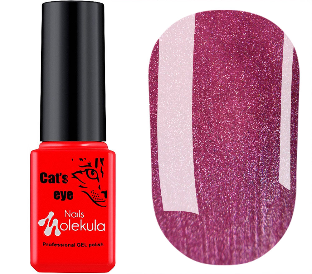 Molekula DIAMOND gel varnish No. 501 (silver, with sparkles and mica), 6 ml