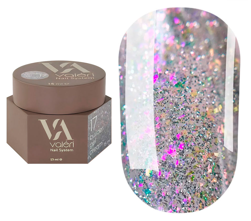 Valeri Гель для нігтів Dream Builder Gel 17, 15 мл Valeri Гель для нігтів Dream Builder Gel 17, 15 мл