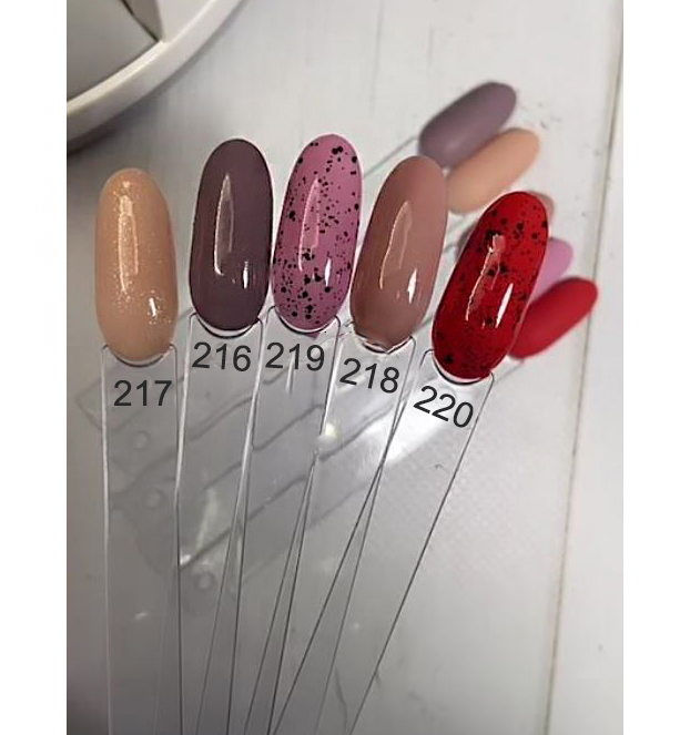 Atica GPM219 Flirt gel-varnish (powdery rose, enamel), 7.5 ml