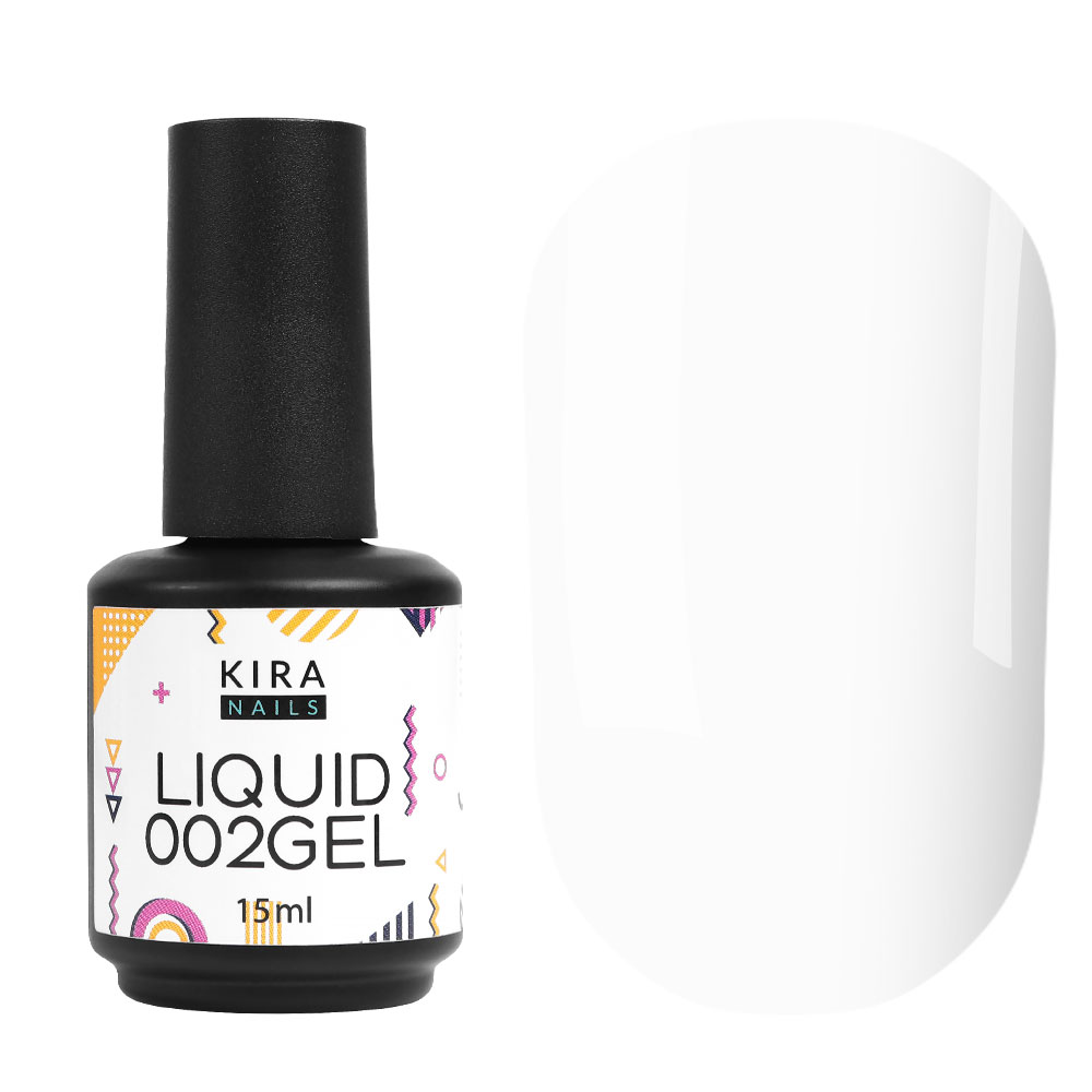 Kira Nails Liquid Gel 002 (молочный), 15 мл