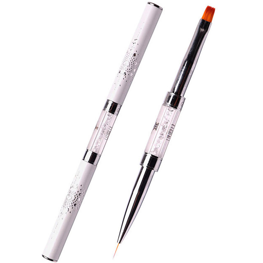 Komilfo Double Gel flat 6 (Nylon) / Liner 9 (Nylon) brush