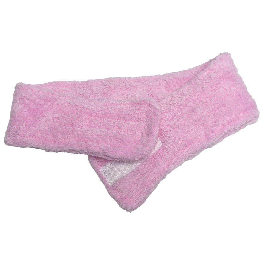 TIMPA Cosmetology terry bandage with Velcro 70*10 cm, pink (1 pc)