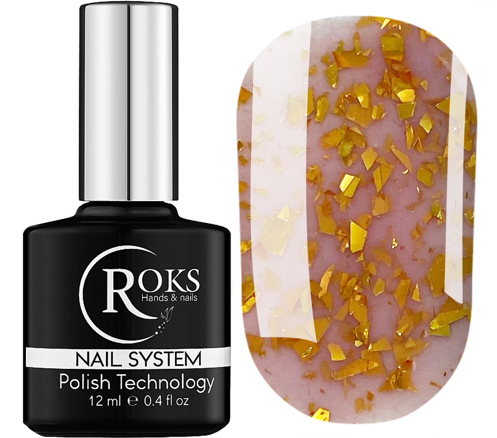 Roks Nail base Base Rubber French Potal No. 056, 12 ml Roks Nail base Base Rubber French Potal No. 056, 12 ml