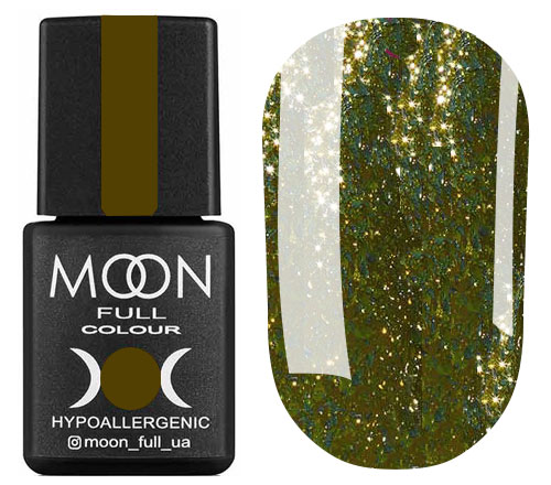 MOON FULL DIAMOND gel-varnish No. 003 (mustard-gold glitter), 8 ml