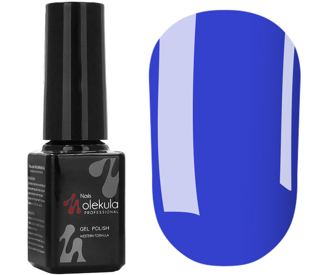 Gel Polish Molekula No. 066 (blue, stained glass), 6 ml