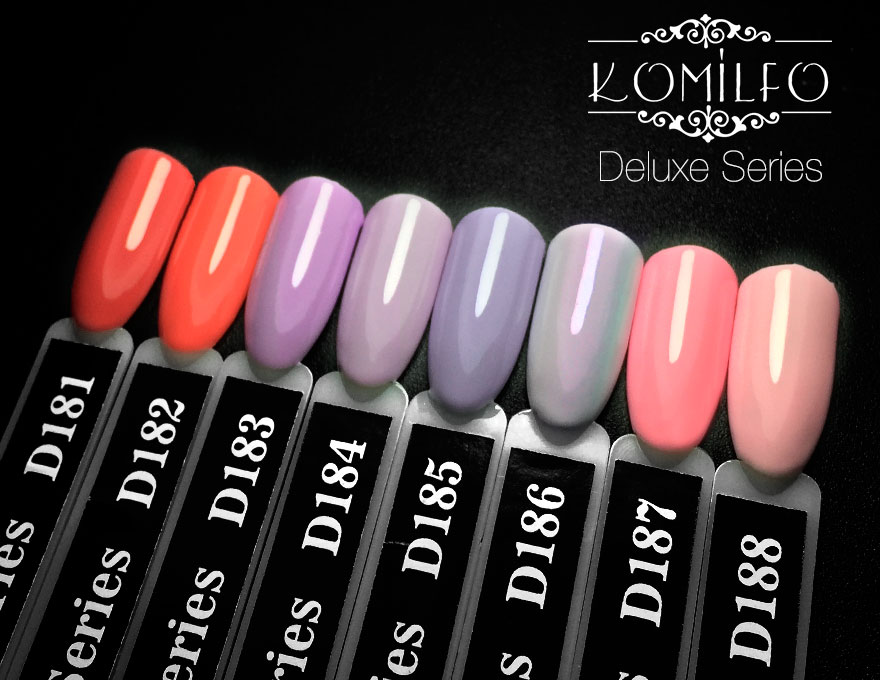 Gel Polish Komilfo Deluxe Series D187 (light pink, enamel), 8 ml.