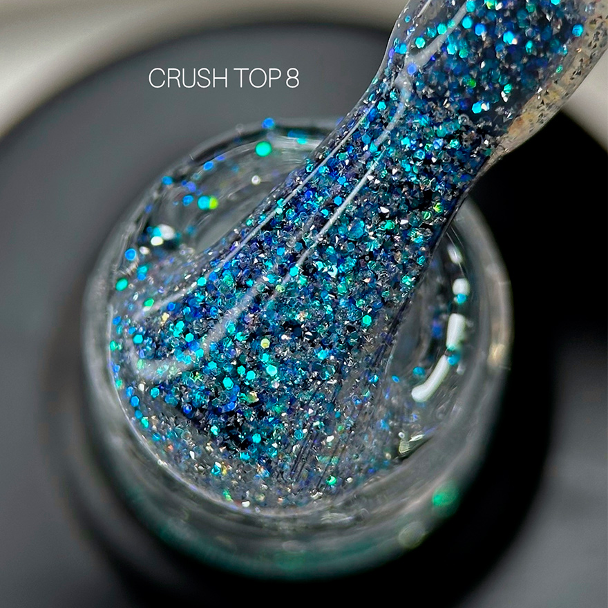SAGA professional Top without a sticky layer CRUSH 08, 9 ml SAGA professional Top without a sticky layer CRUSH 08, 9 ml